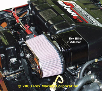 K&N Air Filter/Arrestor Kits for Mercruiser 7.4 MPI, 454 Magnum MPI, and 502 Magnum MPI 